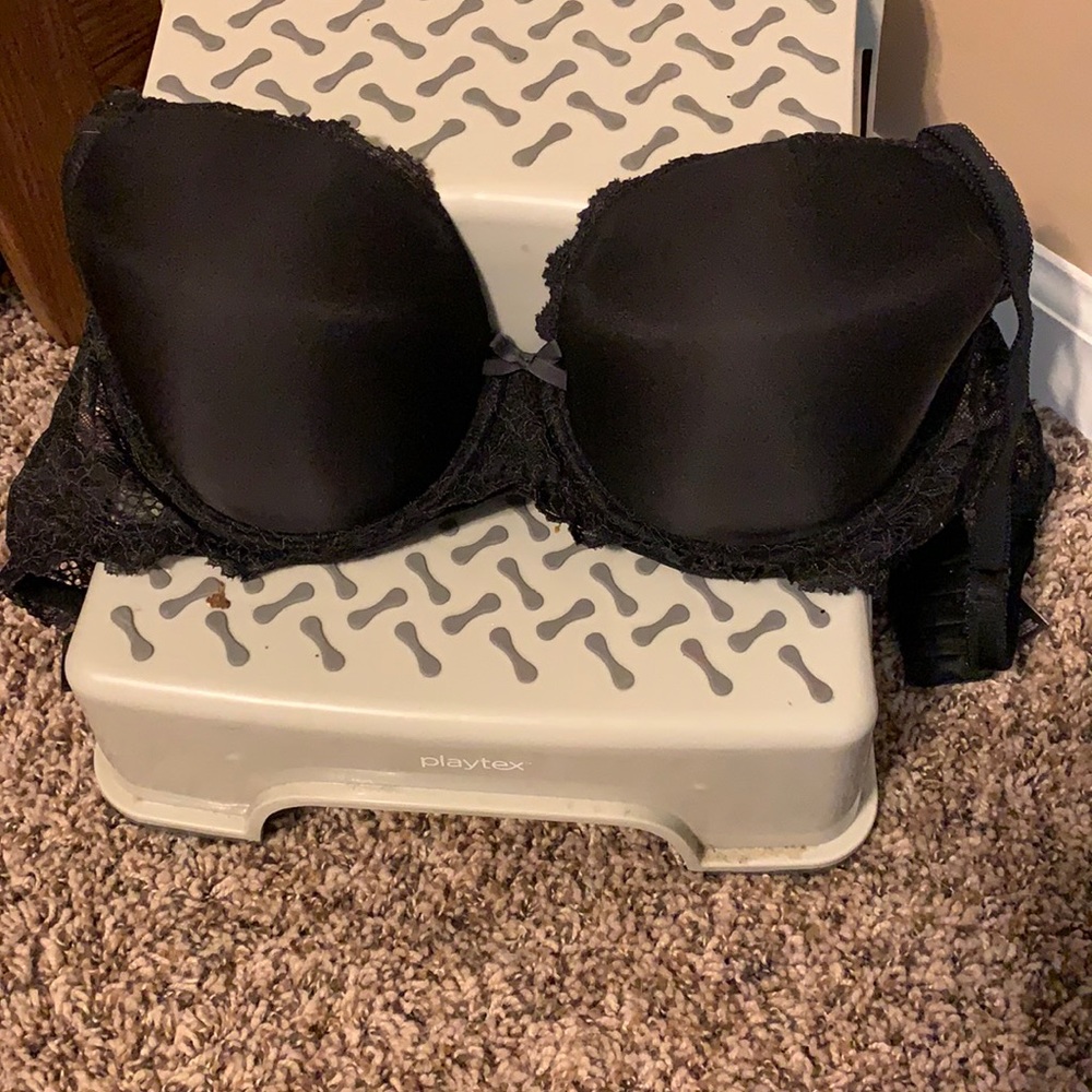 Used black padded Victoria Secret bra